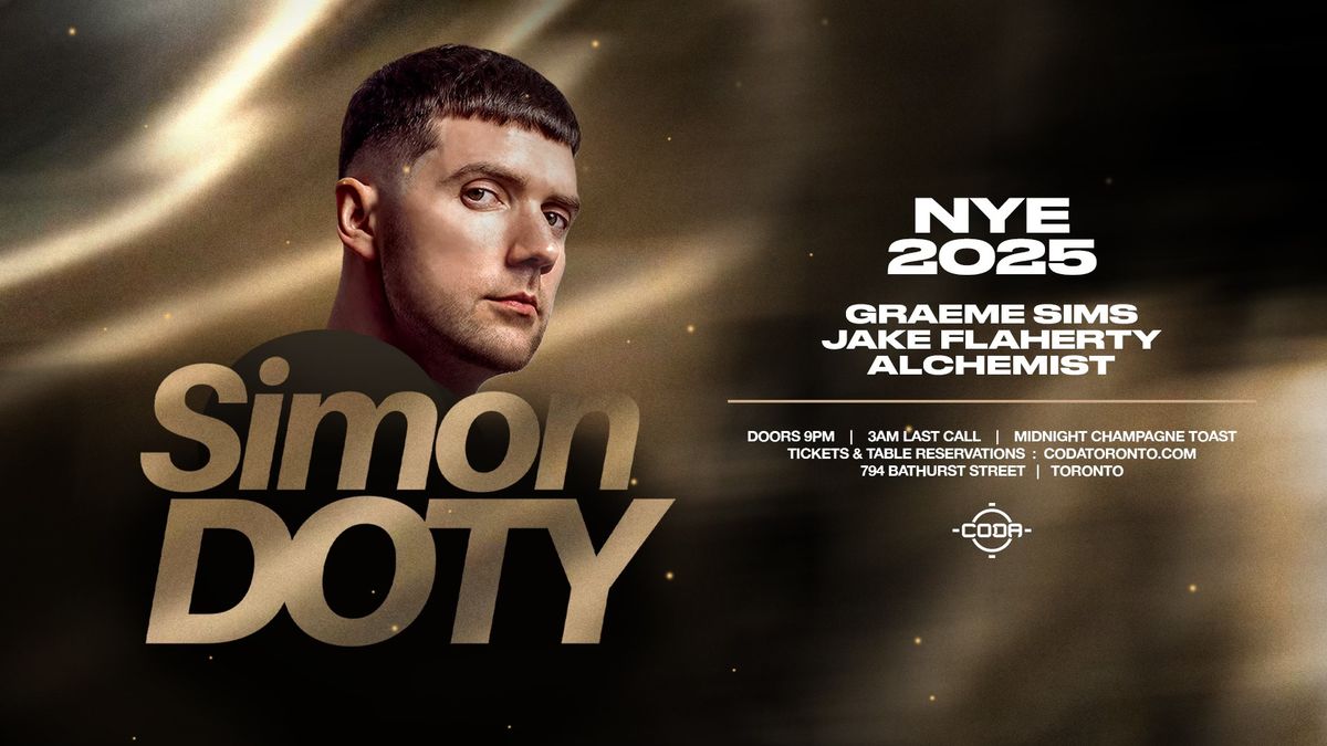 NYE 2025 x Simon Doty x CODA | December 31st