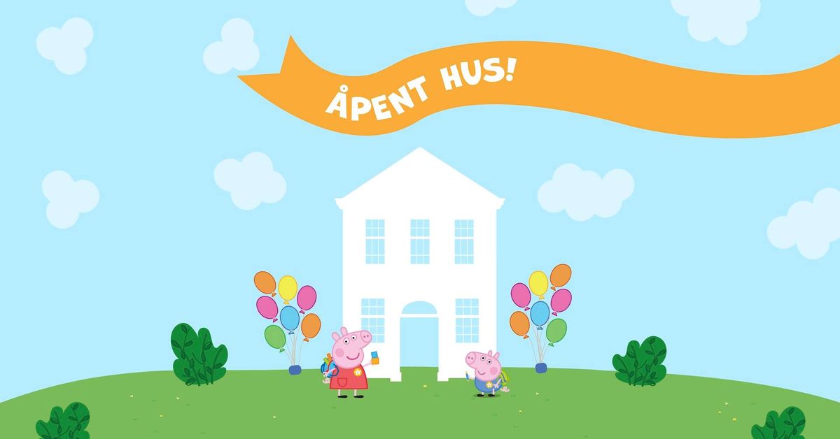 \u00c5pent hus med Peppa Gris