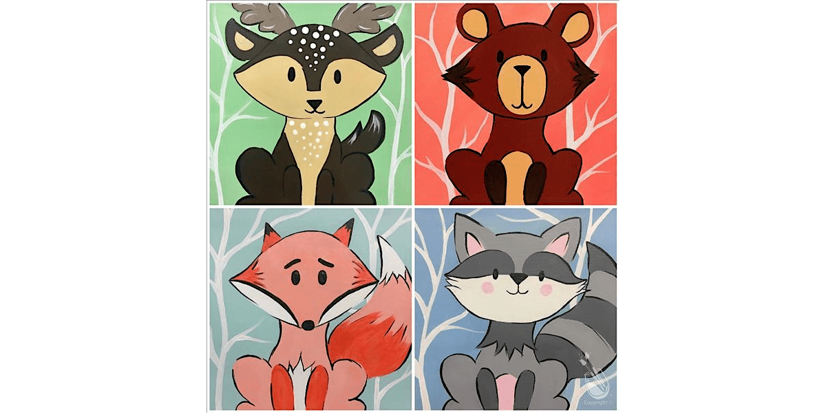 Forest Animal Portrait - Paint and Sip in San Antonio | Classpop!\u2122
