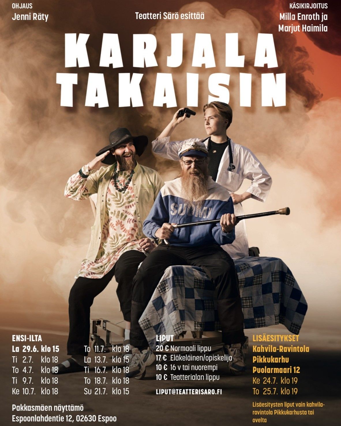 Teatteri S\u00e4r\u00f6: Karjala takaisin