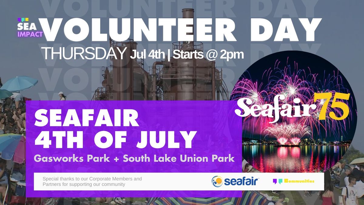 Volunteer Day | Seafair 4th of July