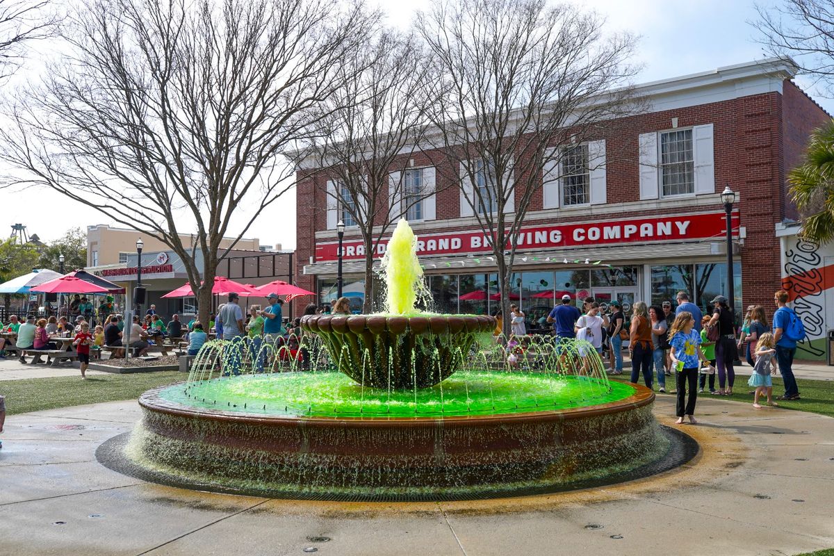 GREEN PARTY! - GREEN FOUNTAIN, GREEN BEER, AND LIVE MUSIC! 