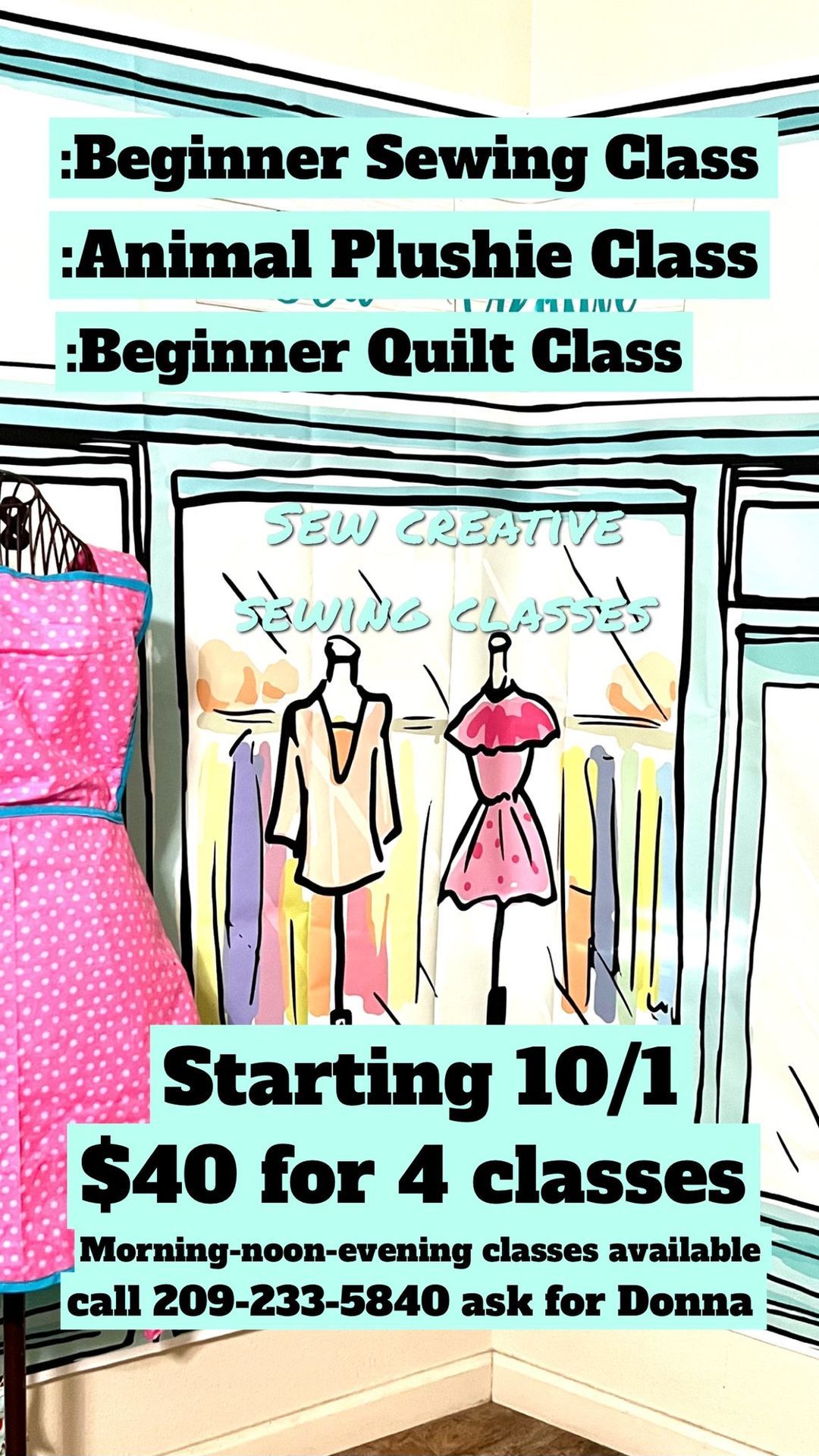 Sewing classes 