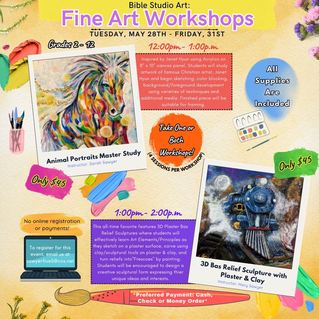 Homeschool Plus Fine Art Workshops