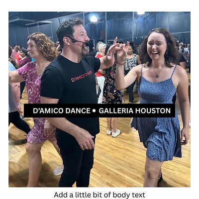 D\u2019Amico Dance West Coast Swing and Two Step HTX