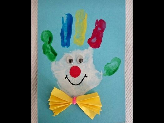 Handprint Clown Craft