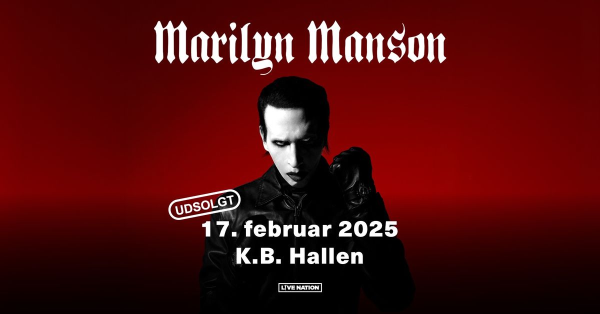 Marilyn Manson | DK-Copenhagen | Udsolgt