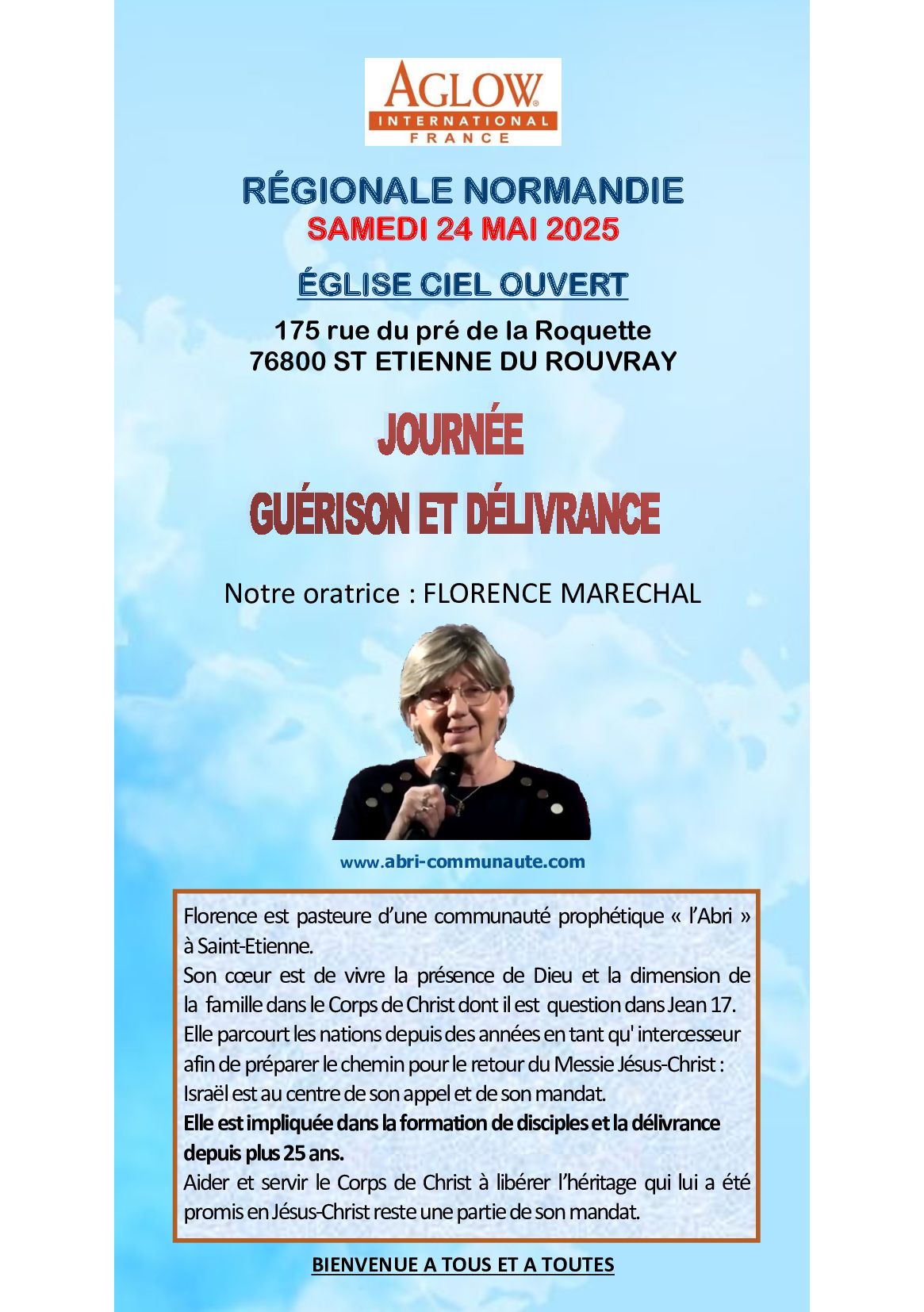 JOURNEE REGIONALE AGLOW NORMANDIE 24 Mai 2025