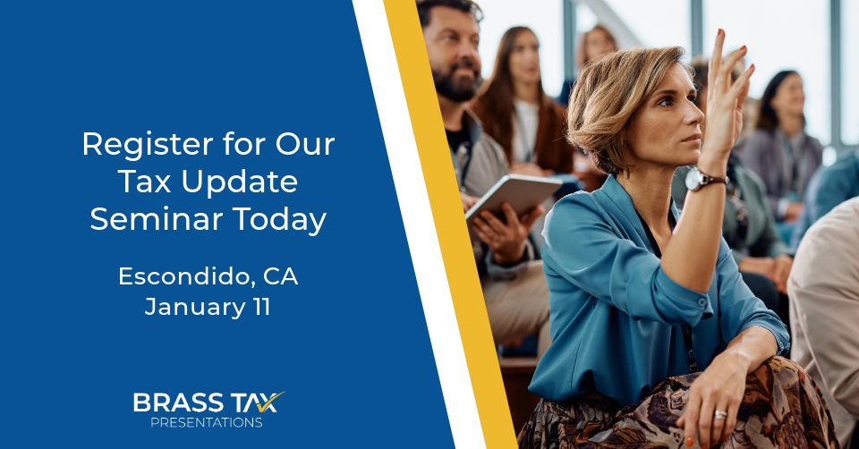 Tax Update Seminar - Escondido