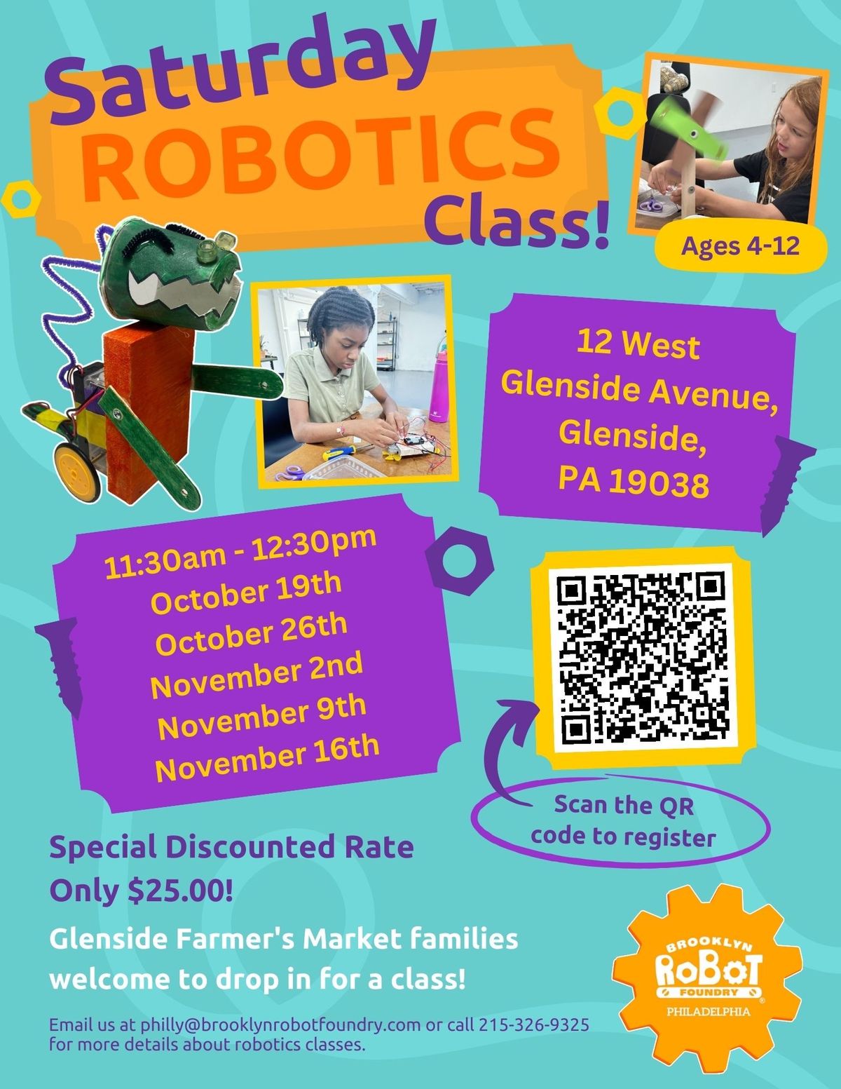 Saturday Robotics Boot Camp 