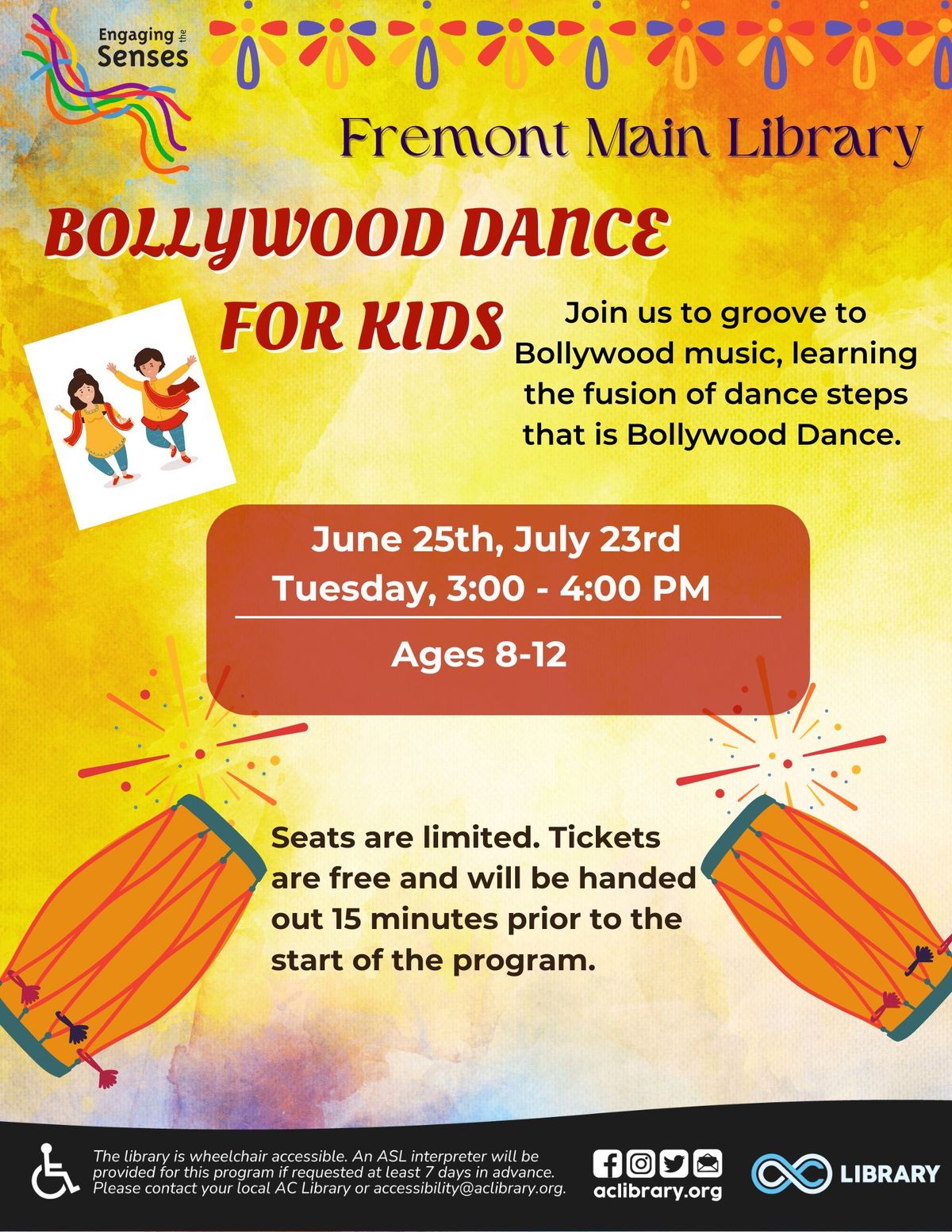Bollywood Dance for Kids @ Fremont Main Library