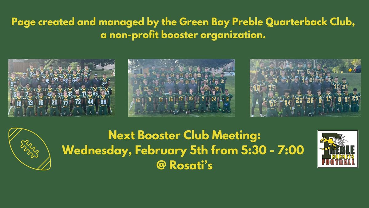 Booster Club Meeting