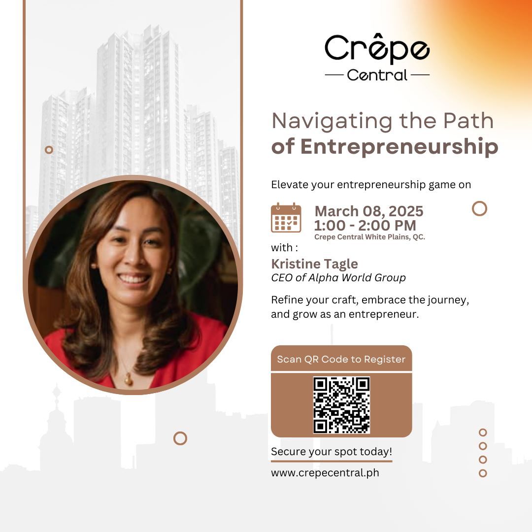 Navigating the Path of Entrepreneurship with Kristine Tagle!