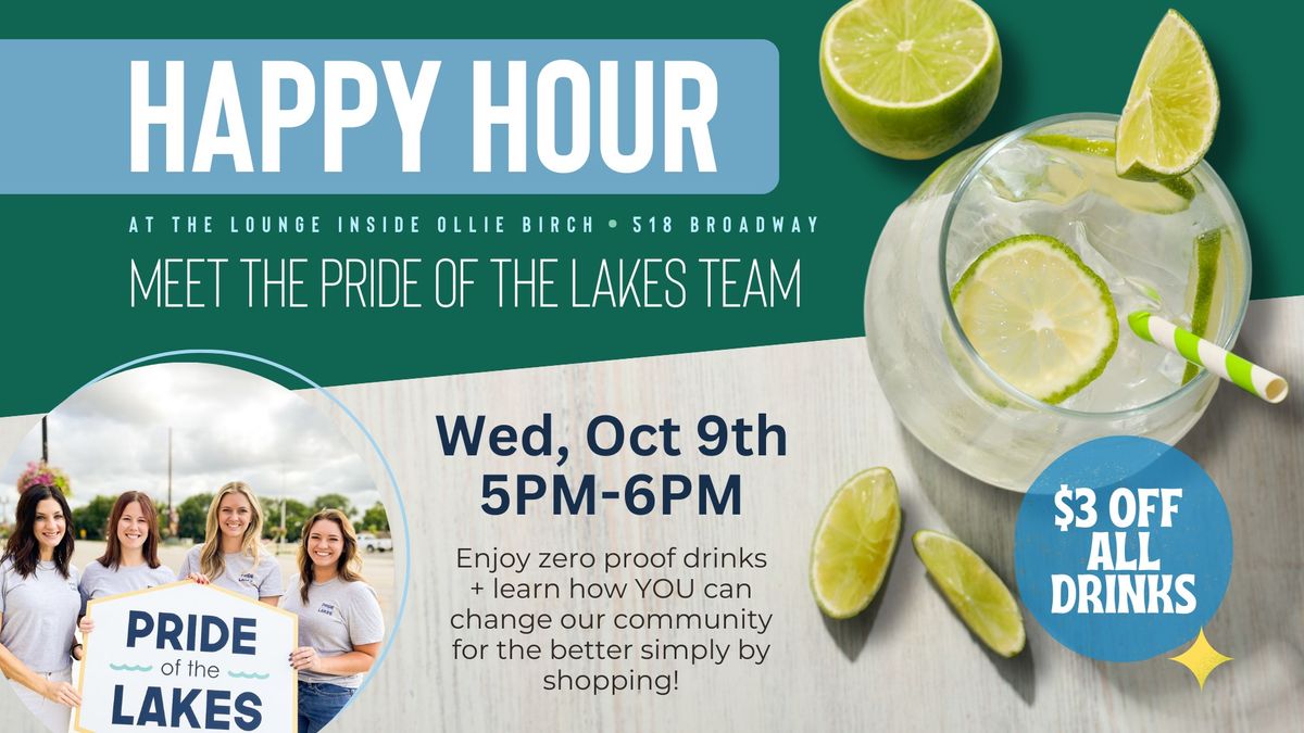 Happy Hour with Pride of the Lakes at The Lounge