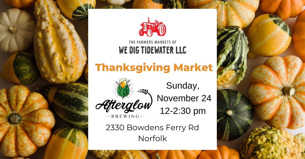 Thanksgiving Market at Afterglow Brewing