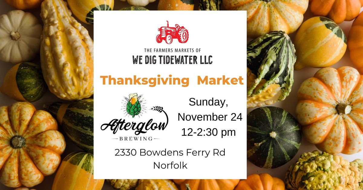 Thanksgiving Market at Afterglow Brewing