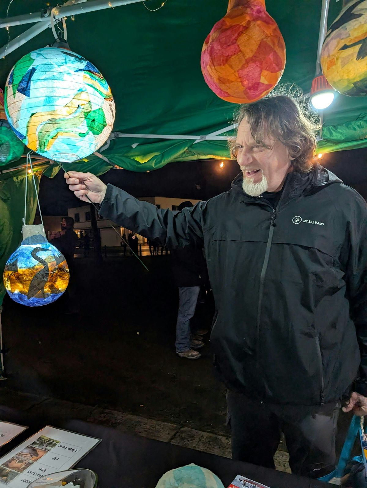 Luminary Making with Skagit Land Trust, Tri-Dee, Native Plant Society