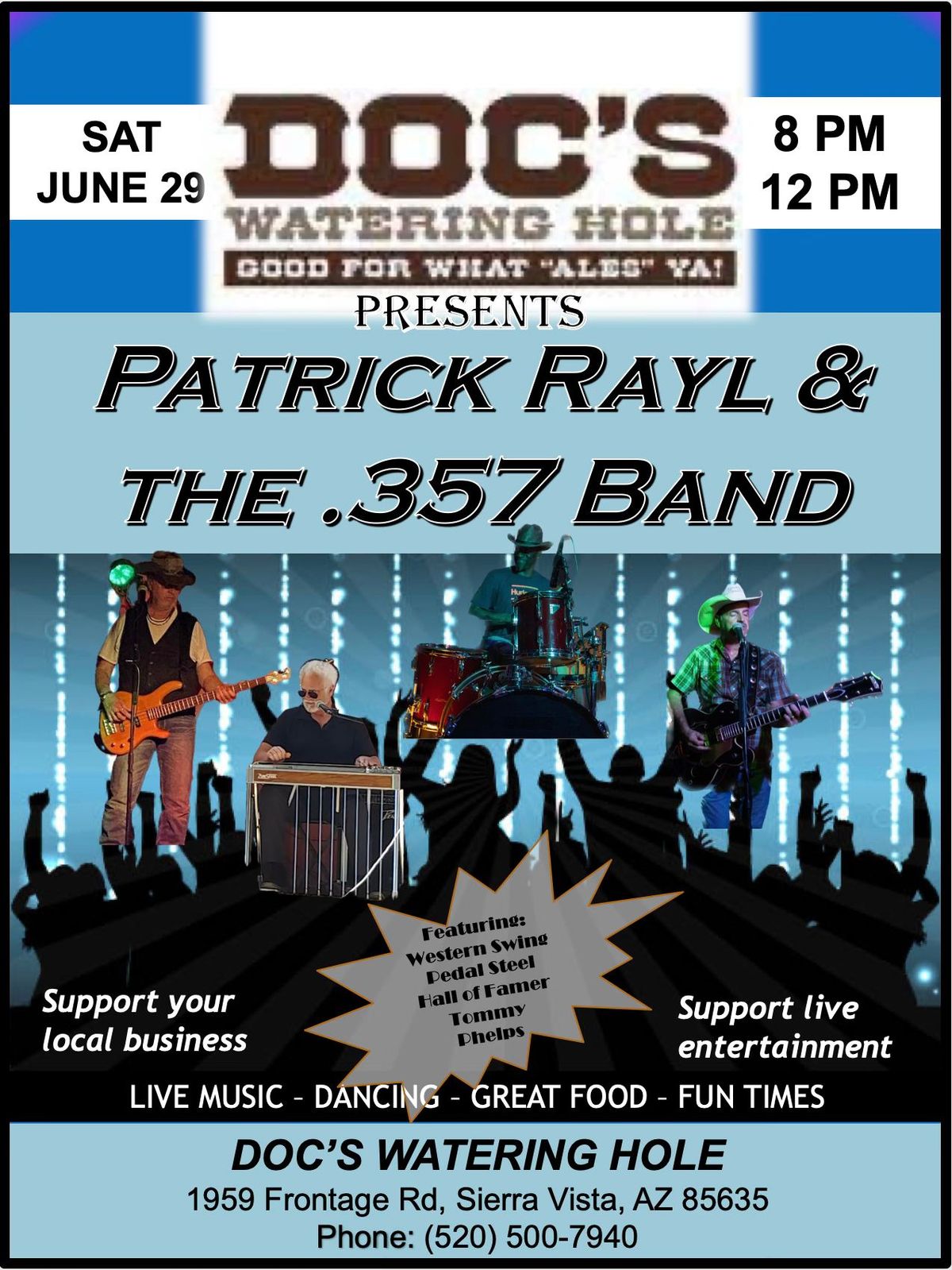 PATRICK RAYL & THE .357 BAND