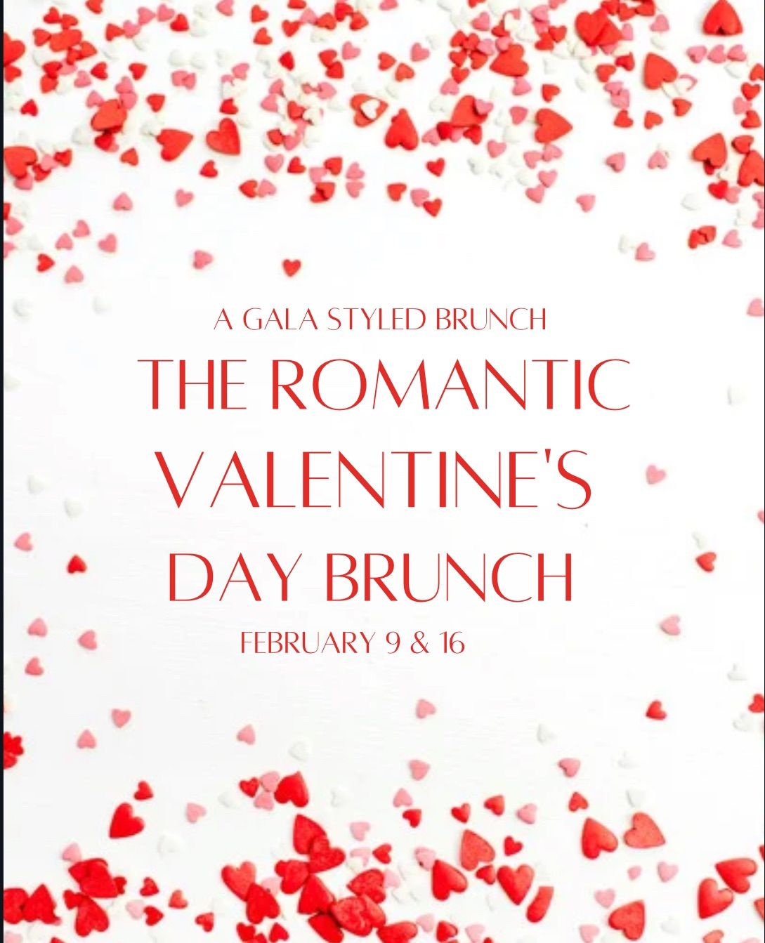 Gala Styled Romantic Valentines Day Brunch