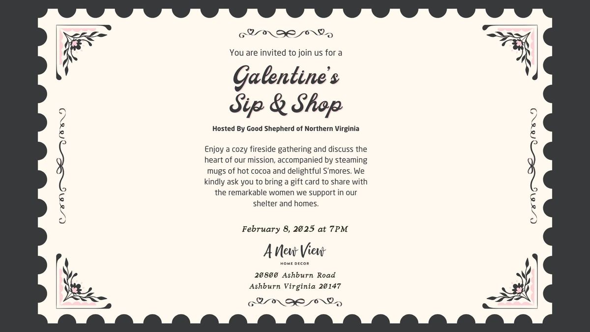 Galentine's Sip and Shop