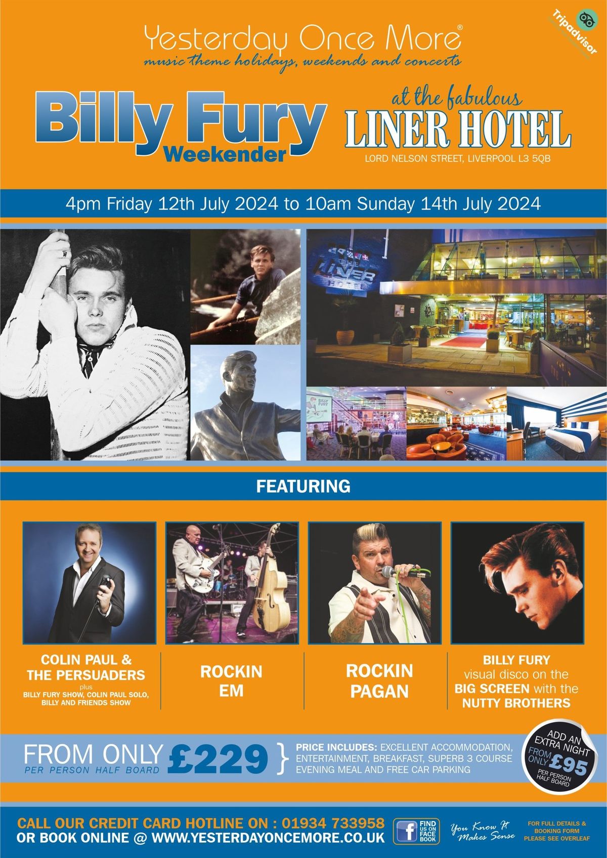 BILLY FURY WEEKENDER