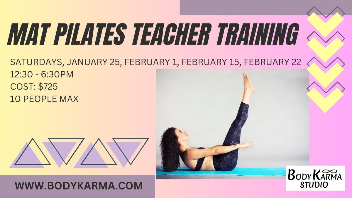 Mat Pilates Teacher Training