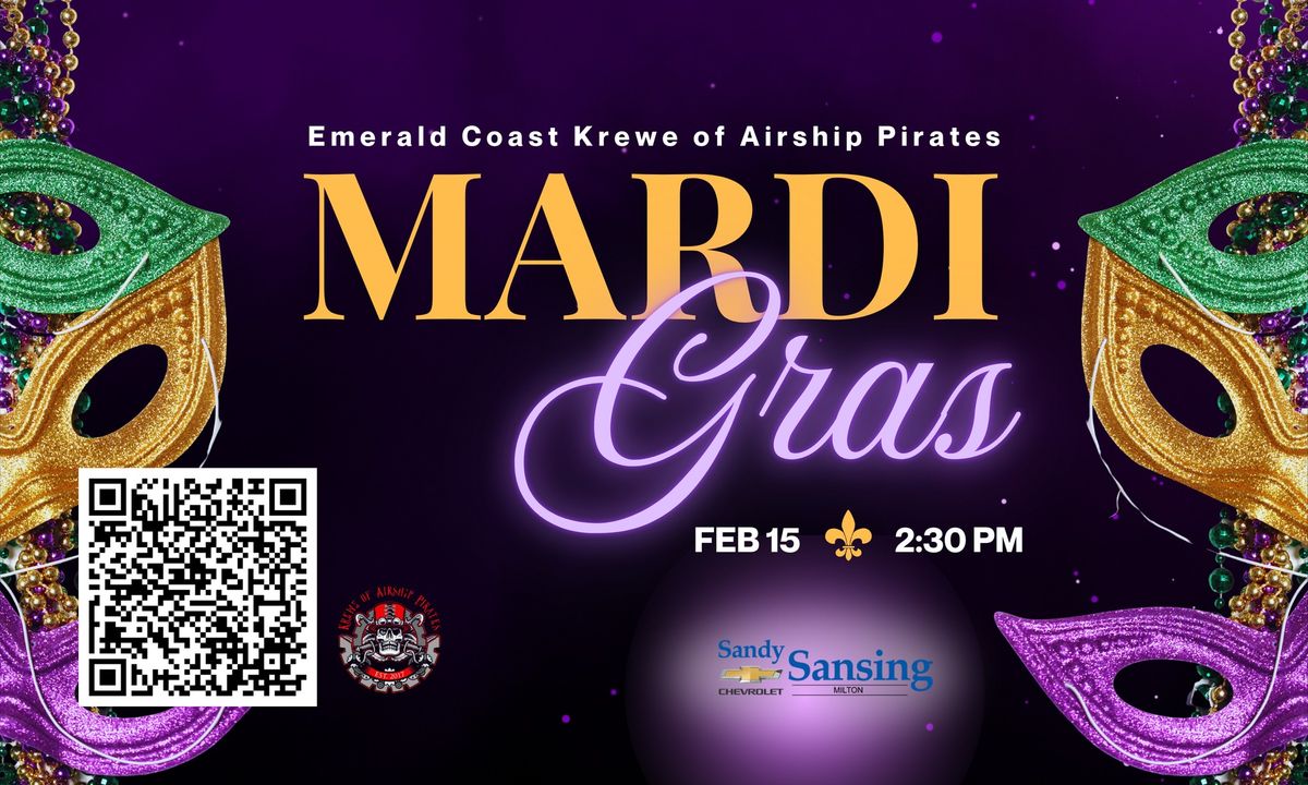 Milton Mardi Gras Parade hosted by Krewe of Airship Pirates