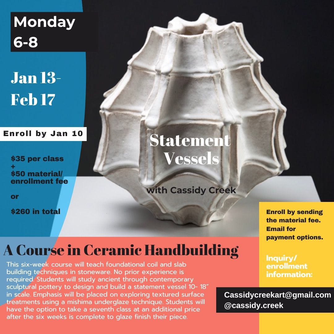 Ceramics Statement Vessels Series