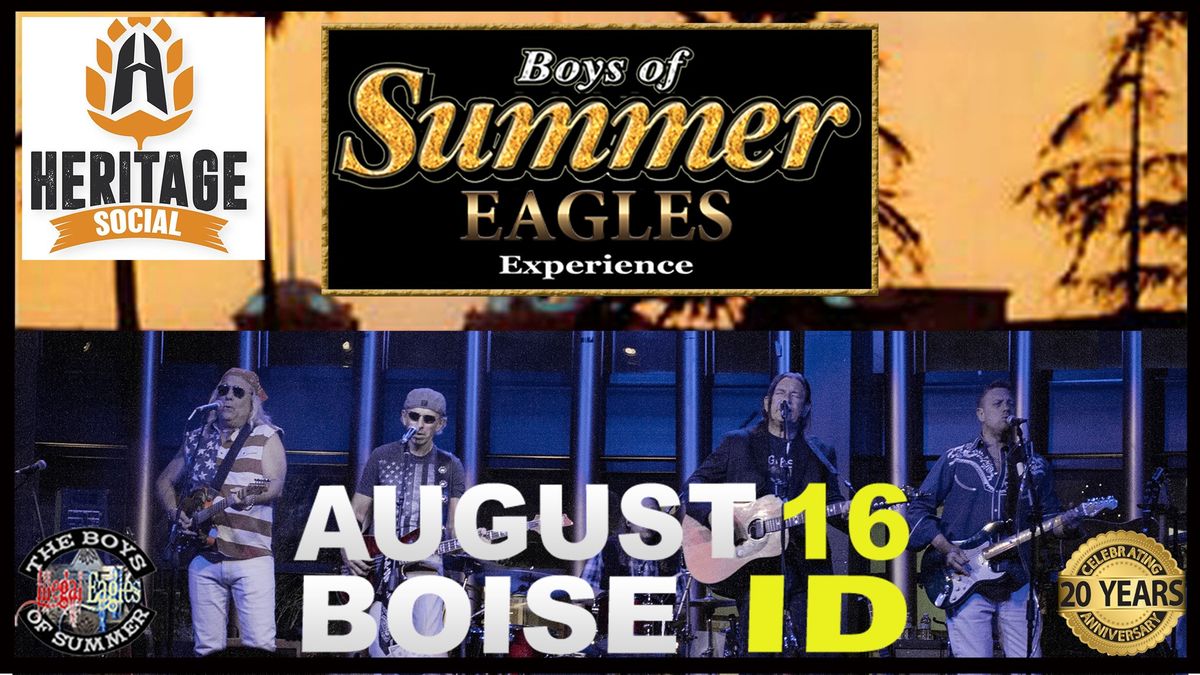 Heritage Social Club welcomes The Eagles Experience with Boys Of Summer