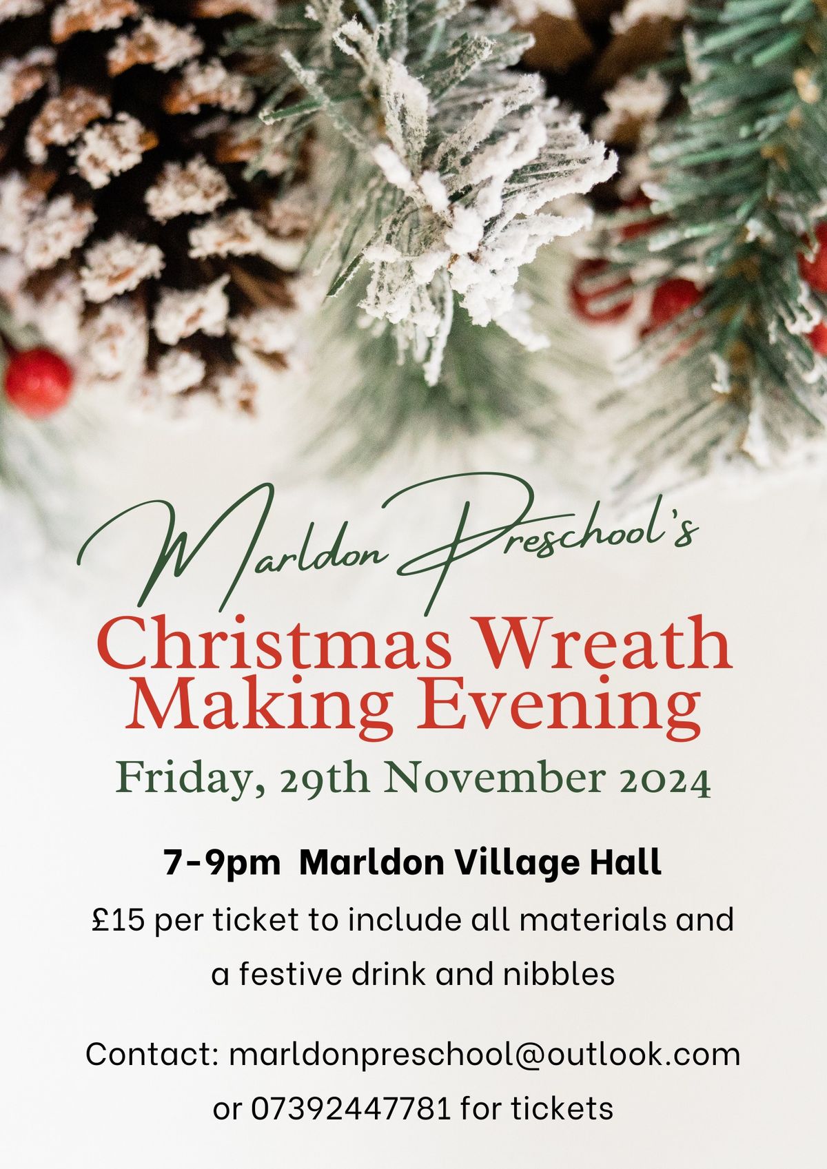 **SOLD OUT**Wreath Making Evening 