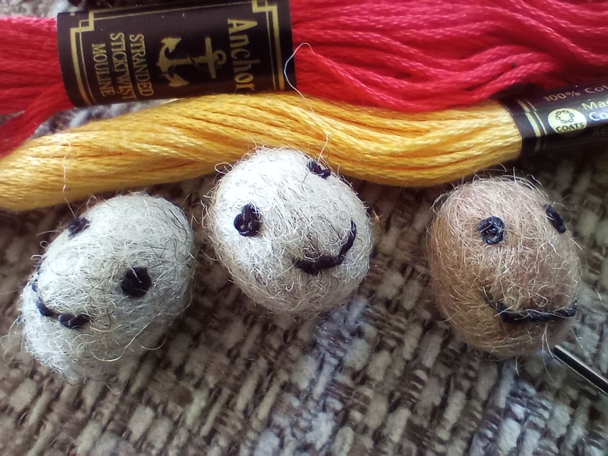 Worry Spud Needle Felting