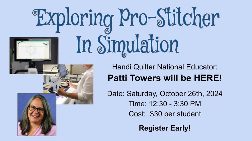 Exploring Pro-Stitcher in Simulation