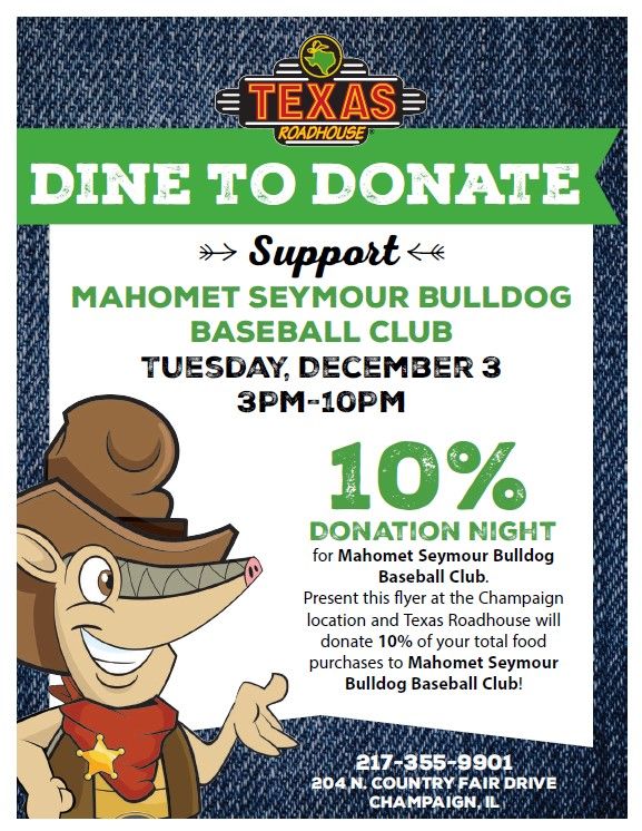 Texas Roadhouse Dine to Donate