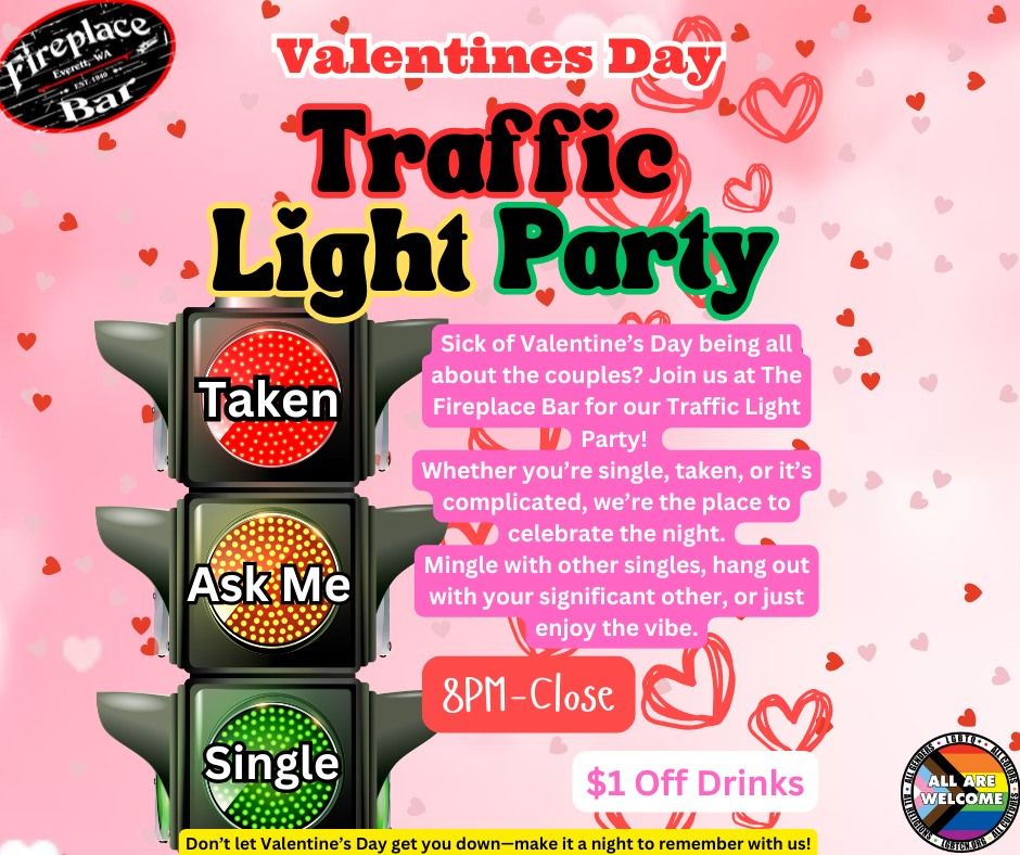 Valentine's Day Traffic Light Party