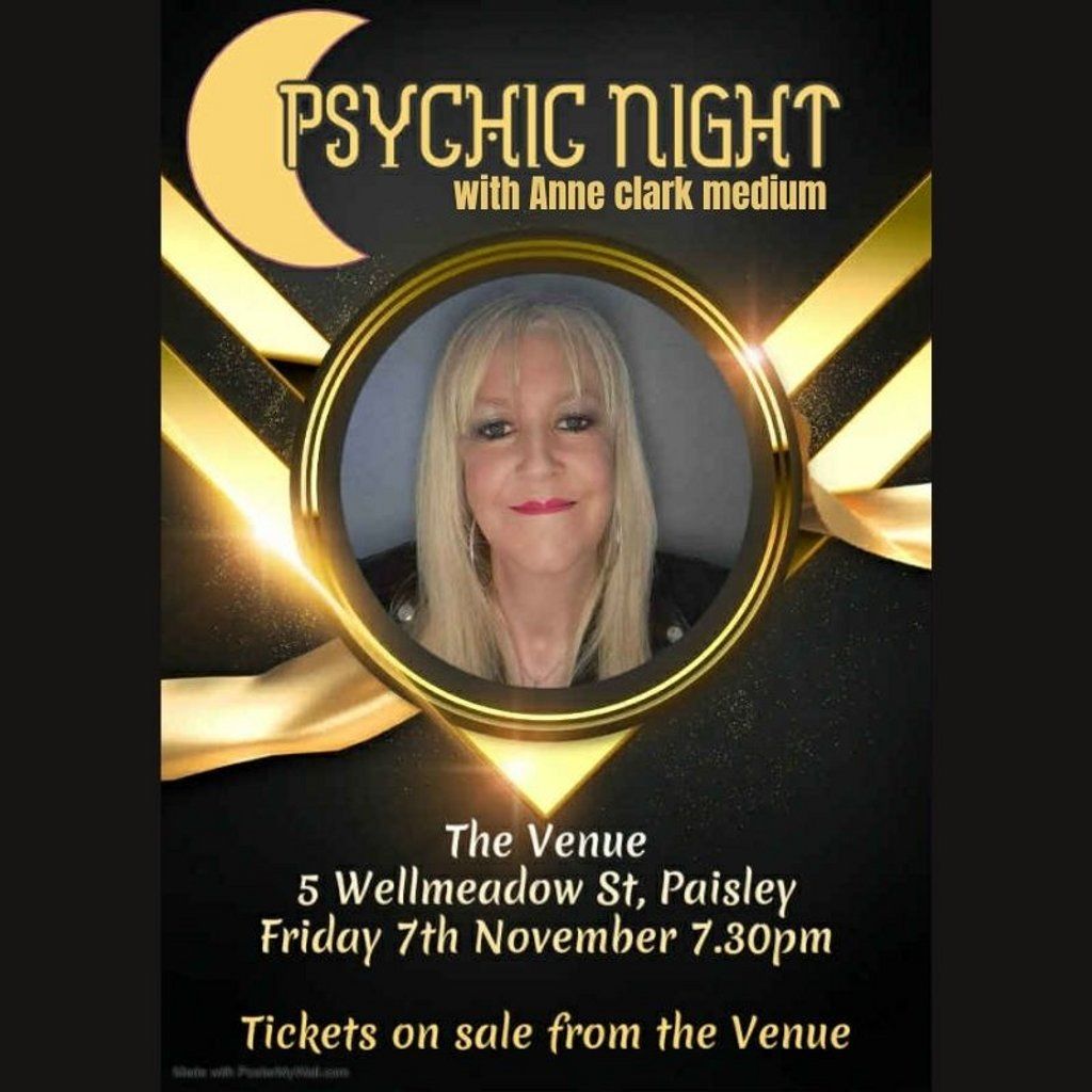 Psychic night with anne clark medium