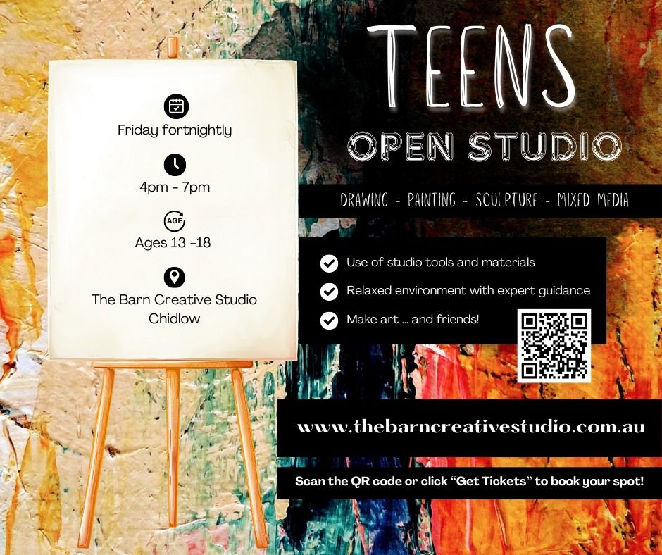 Open Studio Art Workshop for Teens