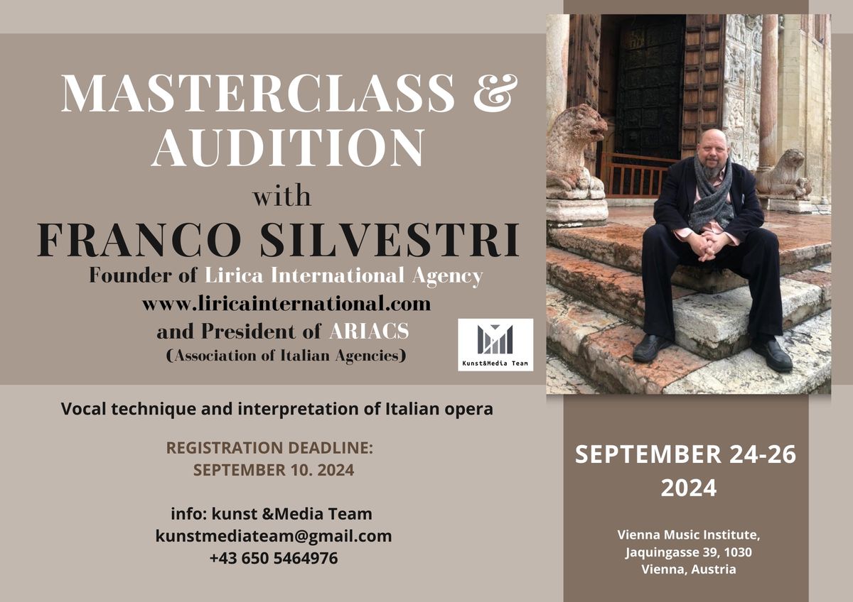 Masterclass & Audition \u2014 Franco Silvestri