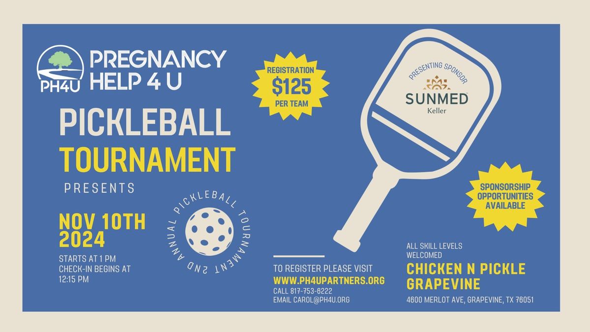 PH4U 2nd Annual Pickleball Tournament