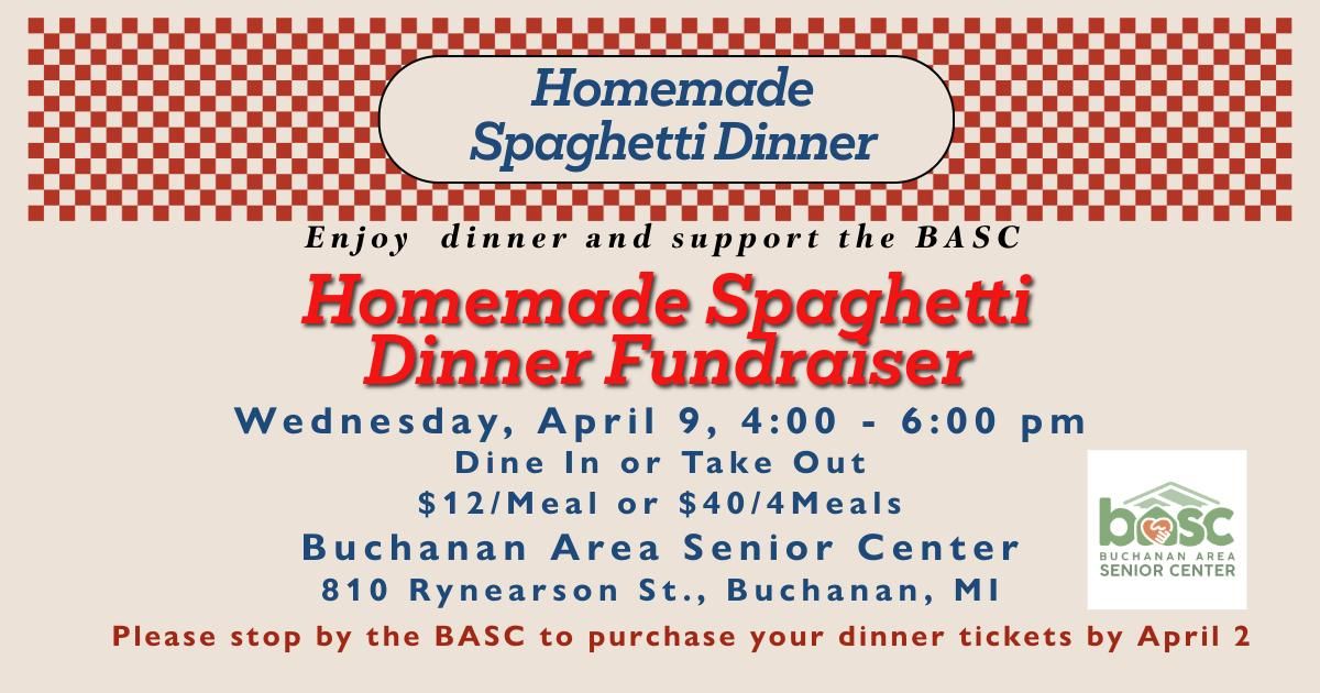 Homemade Spaghetti Dinner Fundraiser