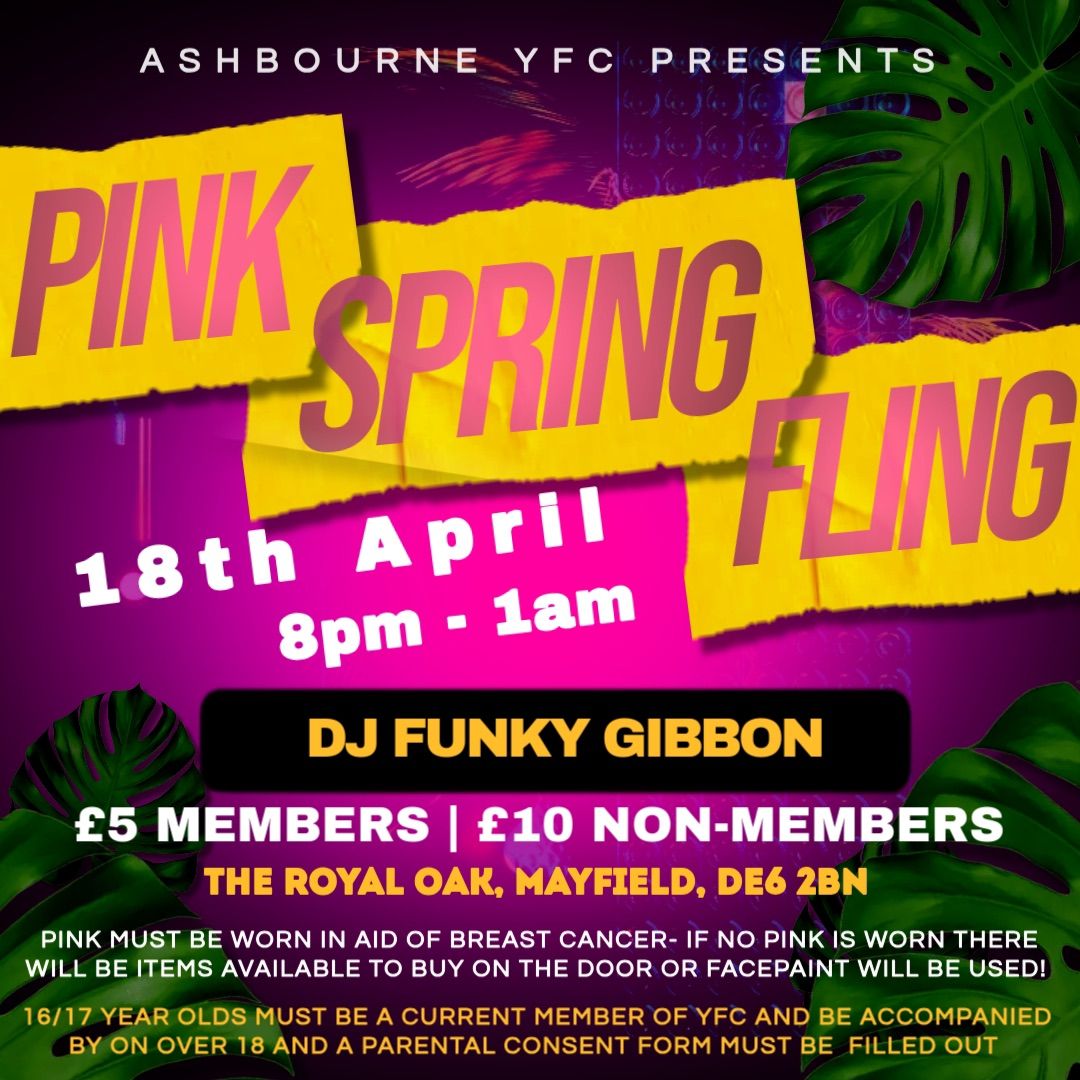 Ashbourne YFC Pink Spring Fling