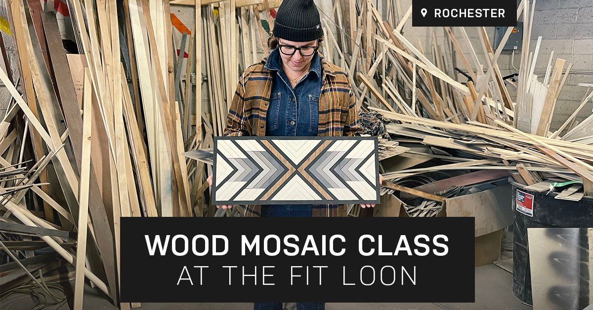 Quill Wood Mosaic Class at The Fit Loon