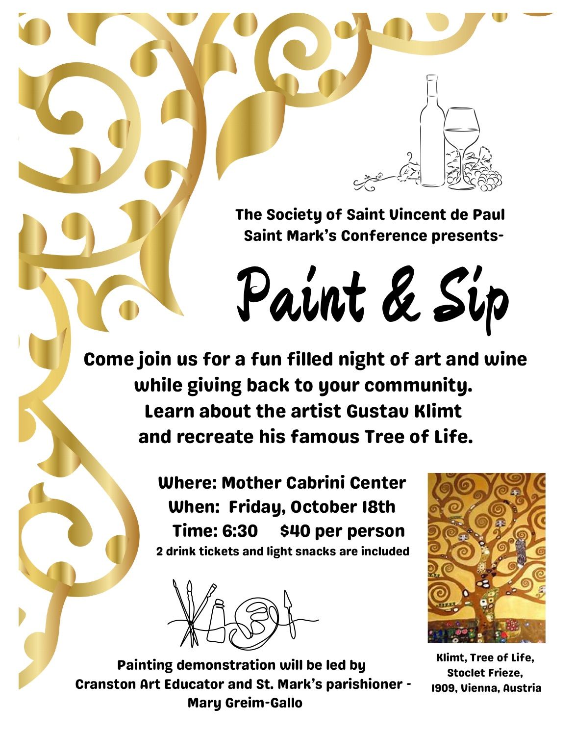 Paint & Sip Night