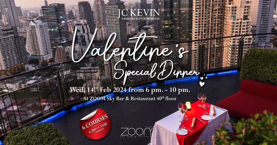 Valentine's Special Dinner @ZOOM Sky Bar