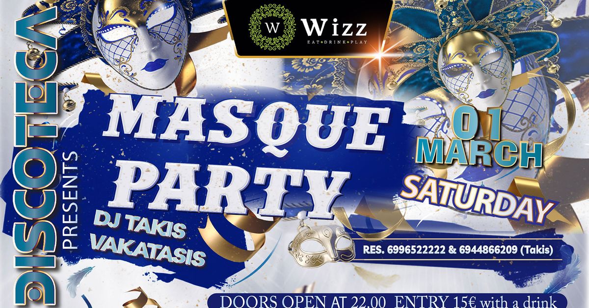 MASQUE PARTY-WIZZ LAGONISI