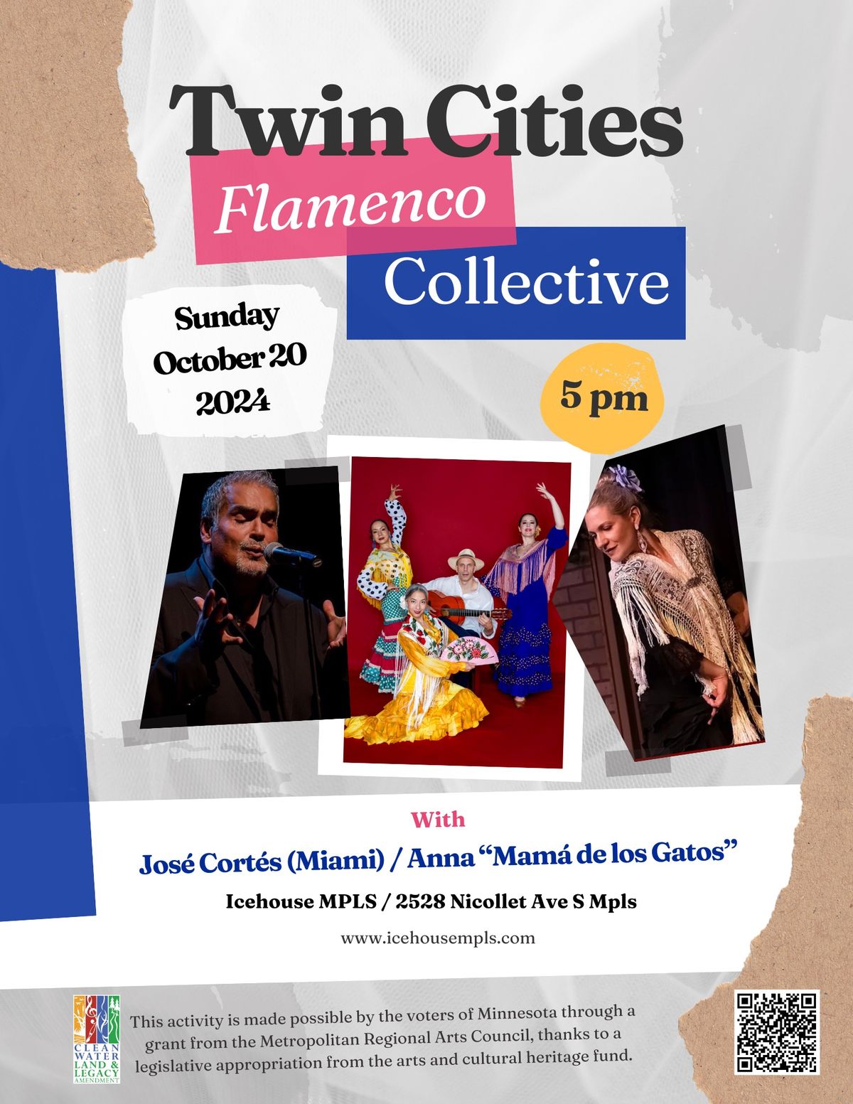 Twin Cities Flamenco Collective w\/ Jos\u00e9 Cort\u00e9s & Anna "Mam\u00e1 de Los Gatos"