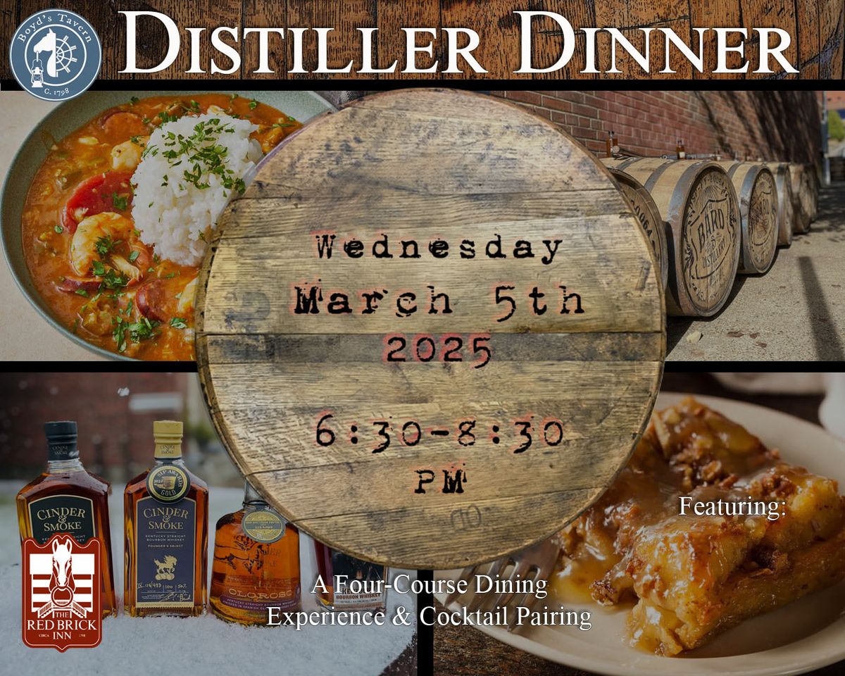 Distiller Dinner: The Bard