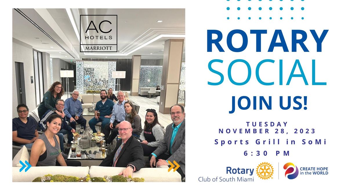 Rotary Social at Old Lisbon