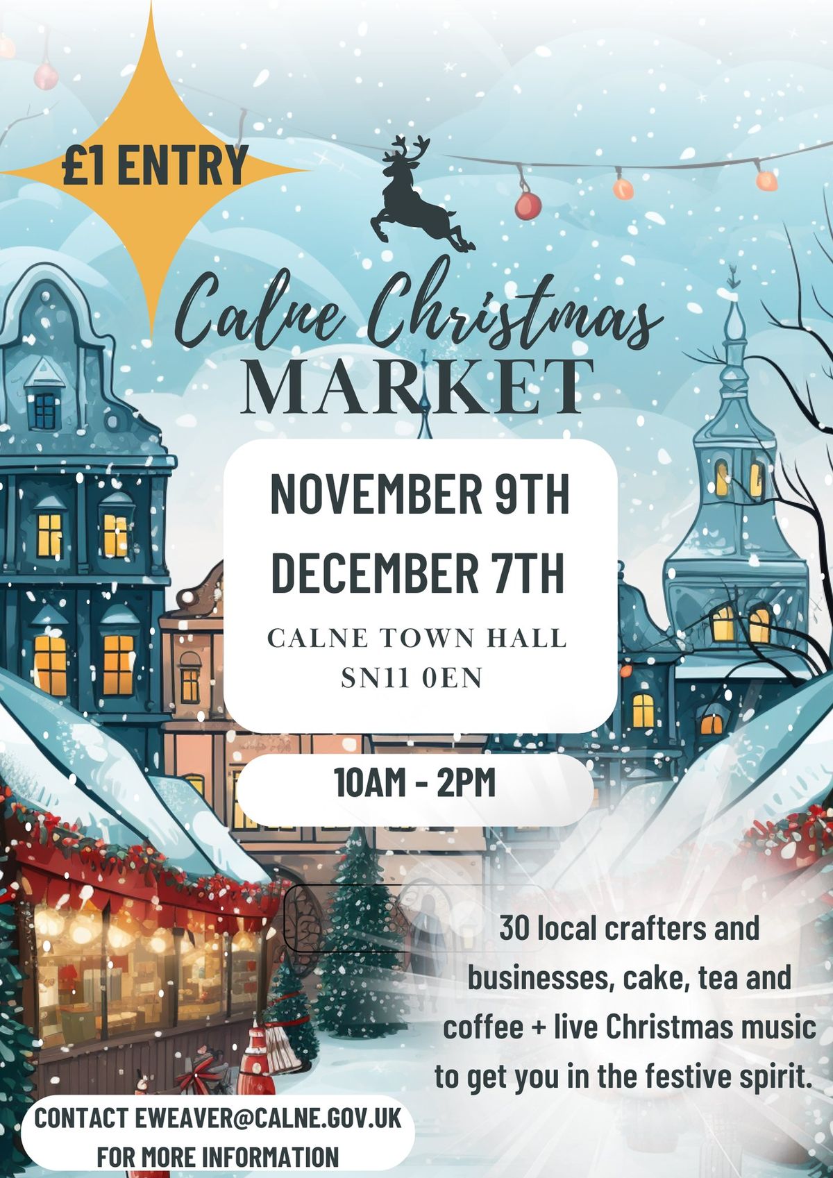 Calne Christmas Market- December 7th 