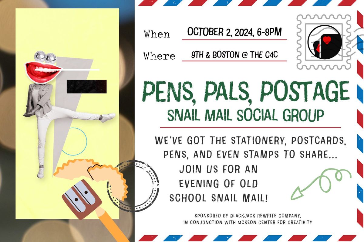 Pens, Pals, Postage - Snail Mail Social Group