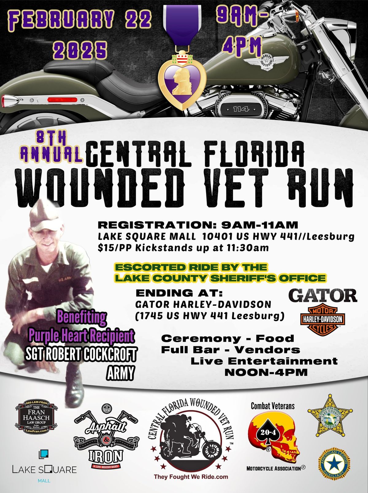 8th Annual Central Florida Wounded Vet Run